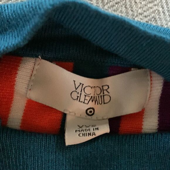 Victor Glemaud x Target Striped Mock Turtleneck Pullover Sweater - Picture 7 of 10